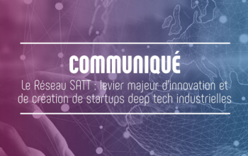 Vignette communiqué de presse Réseau SATT Startups industrielles