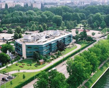 Vue aérienne du site SANOFI Strasbourg